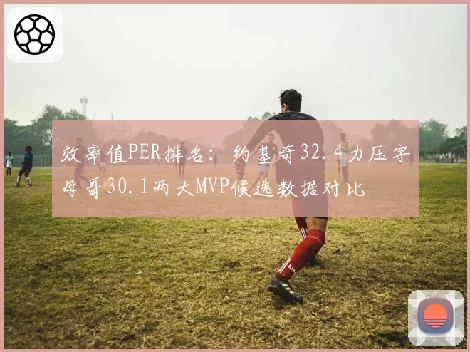 效率值PER排名：约基奇32.4力压字母哥30.1两大MVP候选数据对比
