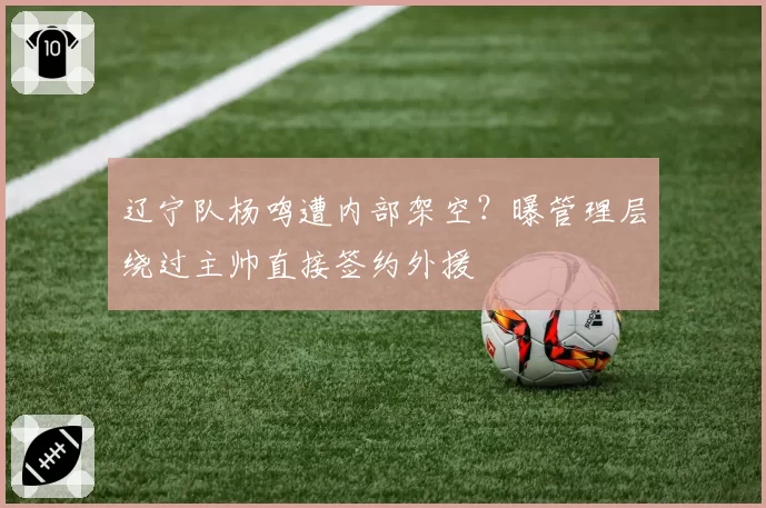 辽宁队杨鸣遭内部架空？曝管理层绕过主帅直接签约外援