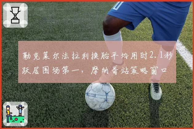 勒克莱尔法拉利换胎平均用时2.1秒跃居围场第一，摩纳哥站策略窗口优势扩大